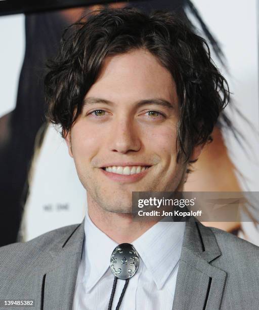 Actor Jackson Rathbone arrives at the Los Angeles Premiere "Gone" at ArcLight Hollywood on February 21, 2012 in Hollywood, California.