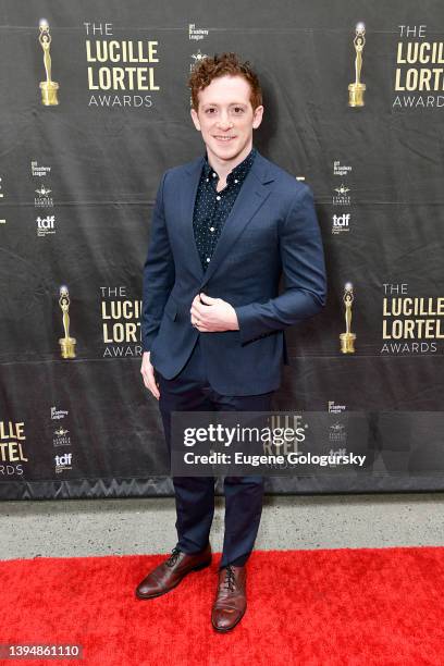 Ethan Slater attends the 37th Annual Lucille Lortel Awards at NYU Skirball Center on May 01, 2022 in New York City.