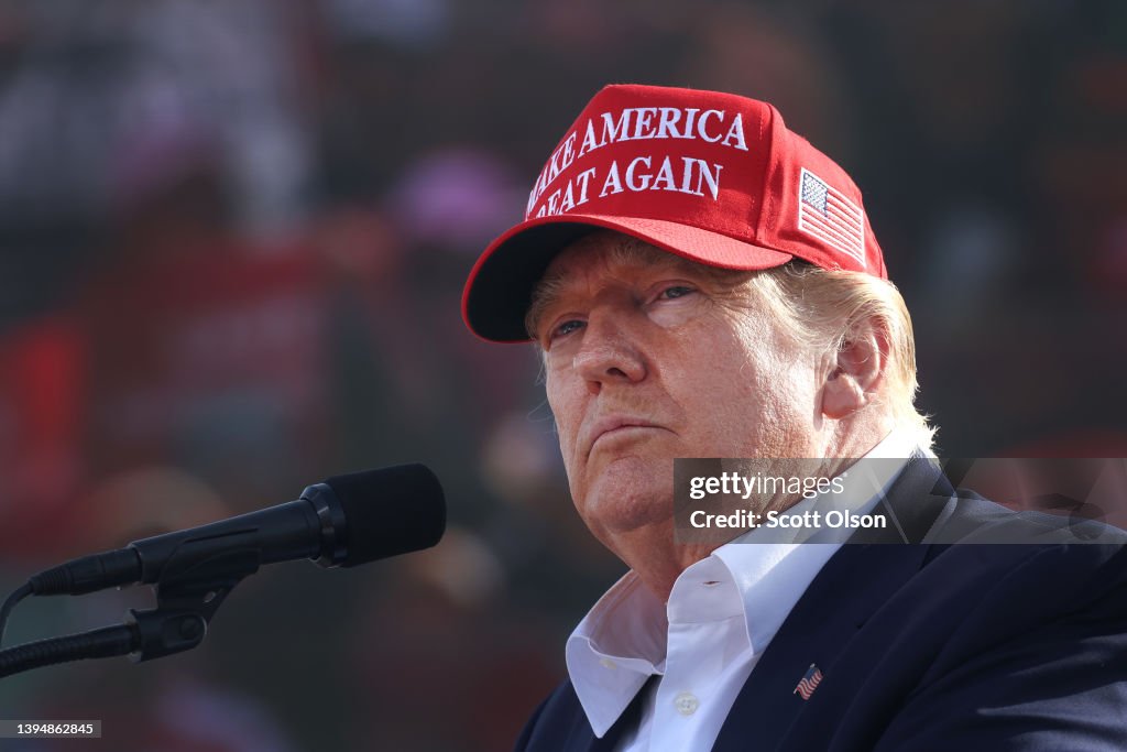 Former President Trump Rallies Supporters In Nebraska