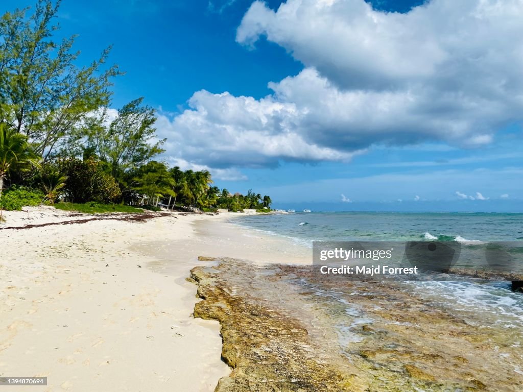 View of Consuelas’s Beach, South Sound, Grand Cayman, Cayman Islands