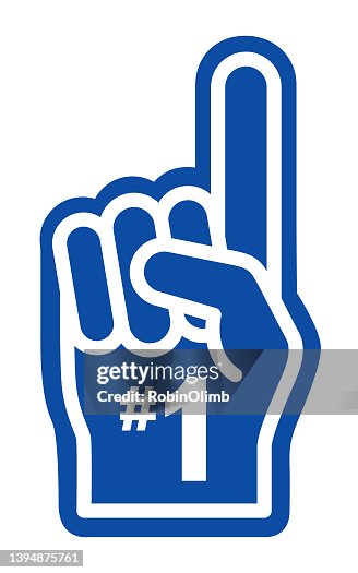 Blue Number 1 Hands Blue Number 1 Hands