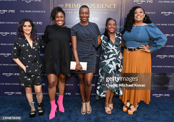 Aparna Nancherla, Akilah Green, Franchesca Ramsey, Angelique Jackson, and X Mayo attend The Prime Experience: "Prime Standup" featuring Phat Tuesdays...