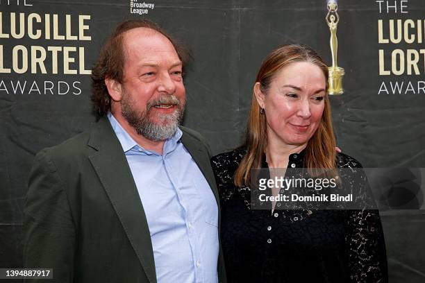 Bill Camp and Elizabeth Marvel attend the 37th Annual Lucille Lortel Awards at NYU Skirball Center on May 01, 2022 in New York City.