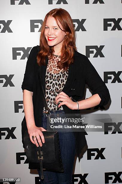 Anna McCann attends the the FX channel launch at Swifts, Darling Point on February 22, 2012 in Sydney, Australia.