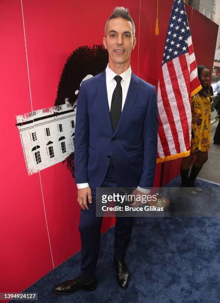 Ari Shapiro poses at the opening night of the new play "POTUS" on Broadway at The Shubert Theater on May 1, 2022 in New York City.