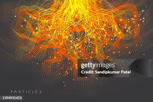 array vector with splash emitted graphic by... Modern Art Graphics Water Splash Imitation Array With Dynamic Emitted ...