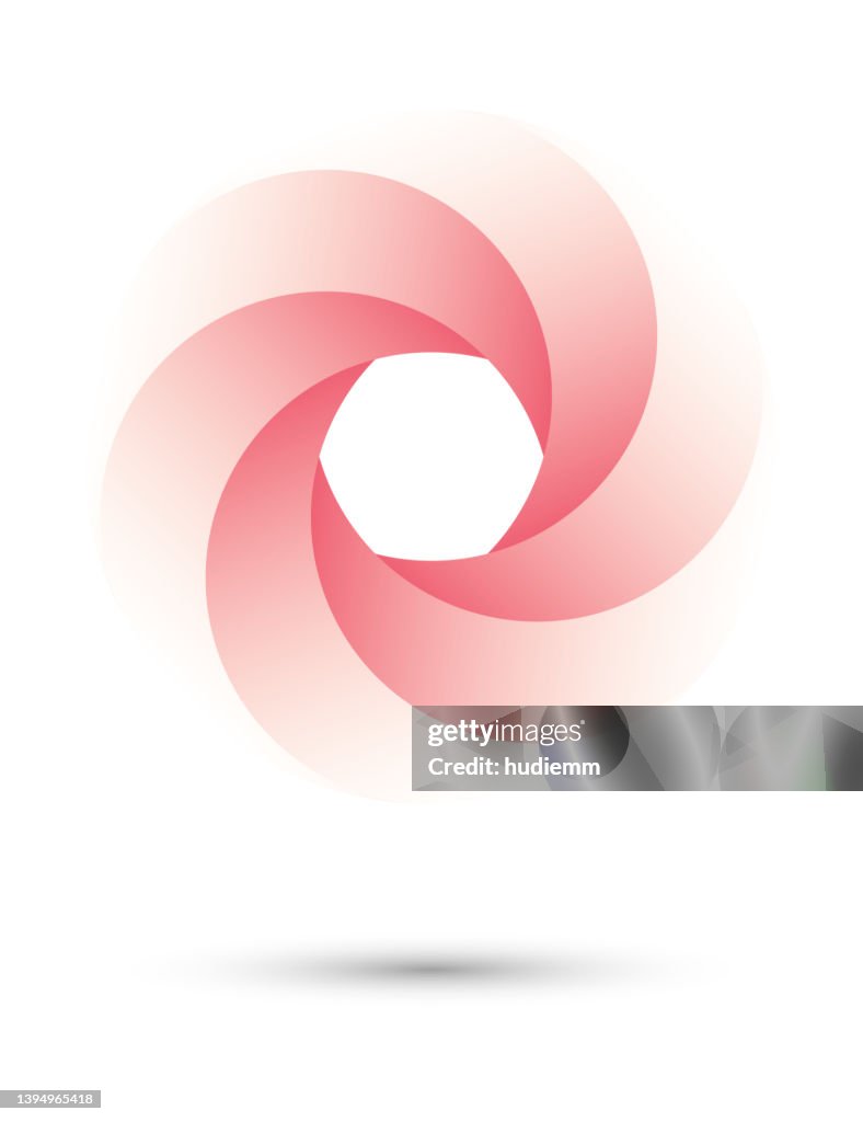 Vector Vortex Aperture Wheel pattern logo