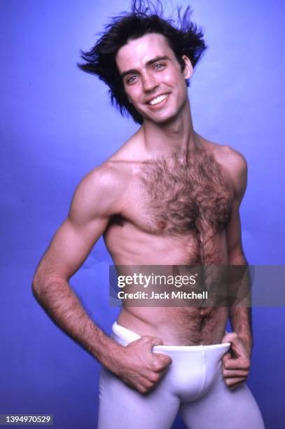 Portrait of American actor Jeff Fahey, New York, New York, May 1980.