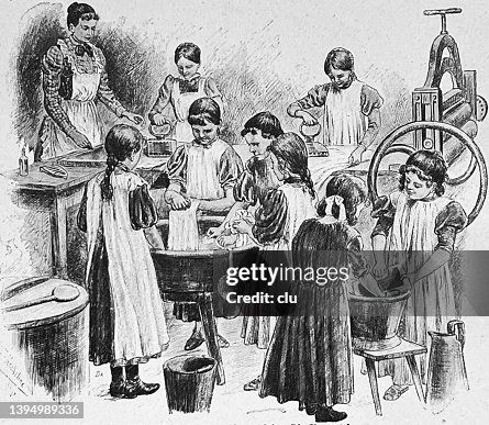 Children's home: laundry Children's home: laundry