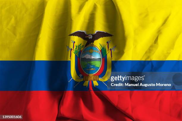 flag of ecuador - ecuador flag stock pictures, royalty-free photos & images