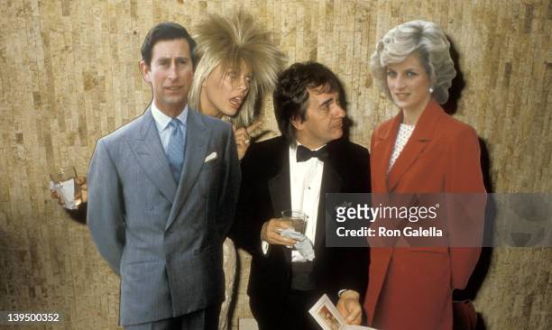 Actor Dudley Moore and date Brogan Lane attend the First Annual American Cinematheque Award Salute to Eddie Murphy on February 28, 1986 at Century...