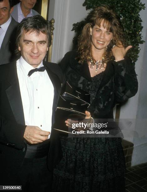 Actor Dudley Moore and wife Brogan Lane attend the 60th Annual Academy Awards Pre-Party Hosted by Tri-Star Pictures on April 9, 1988 at Chasen's...