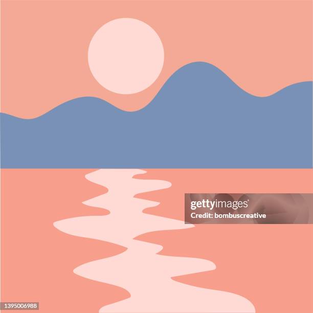 summer view background - beach clean stock illustrations