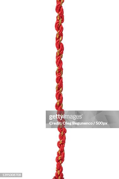 White Rope With Red Thread Red And White Thread Photos and Premium High Res Pictures - Getty Images