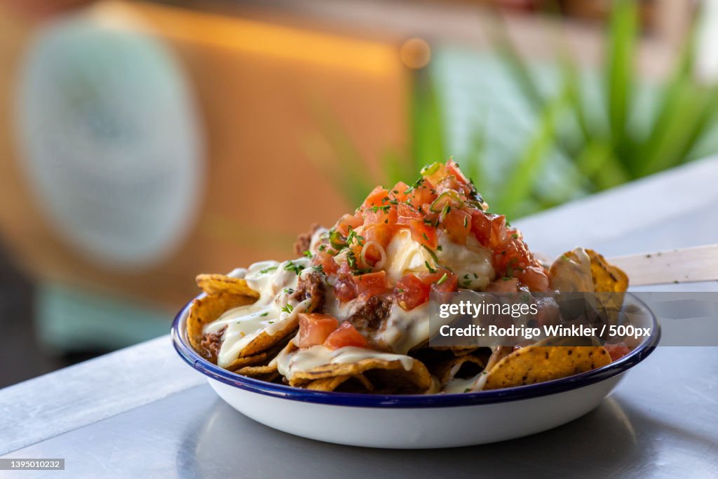 Close-up of food in bowl on table,New Plymouth,New Zealand