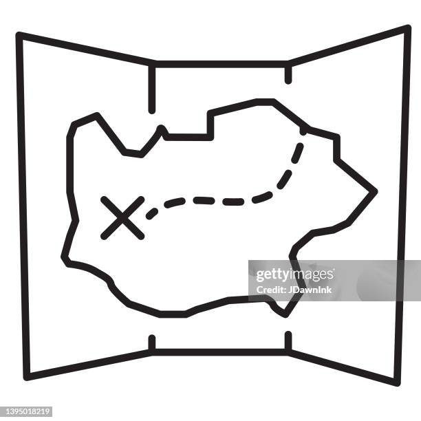 retro arcade gaming map thin line icon- editable stroke - playing arcade machine stock illustrations