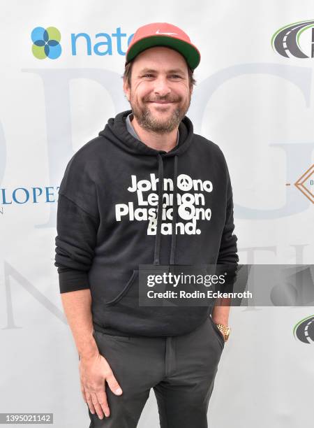 Charlie Day attends George Lopez Foundation's 15th annual celebrity golf tournament at Lakeside Golf Club on May 02, 2022 in Toluca Lake, California.