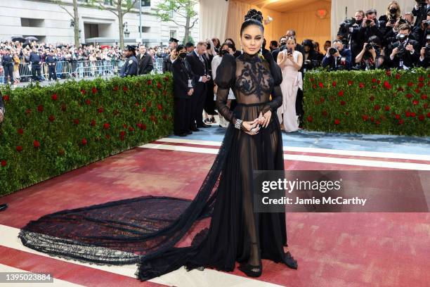 Vanessa Hudgens attends The 2022 Met Gala Celebrating "In America: An Anthology of Fashion" at The Metropolitan Museum of Art on May 02, 2022 in New...