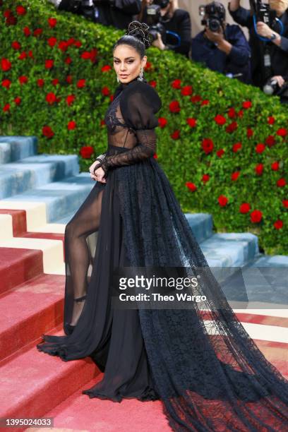 Vanessa Hudgens attends The 2022 Met Gala Celebrating "In America: An Anthology of Fashion" at The Metropolitan Museum of Art on May 02, 2022 in New...