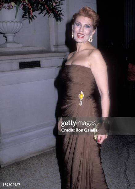 Cosmetic entrepreneur Georgette Mosbacher attends The Metropolitan Museum's Costume Institute Gala Exhibiton of "The Age of Napoleon: Costume from...