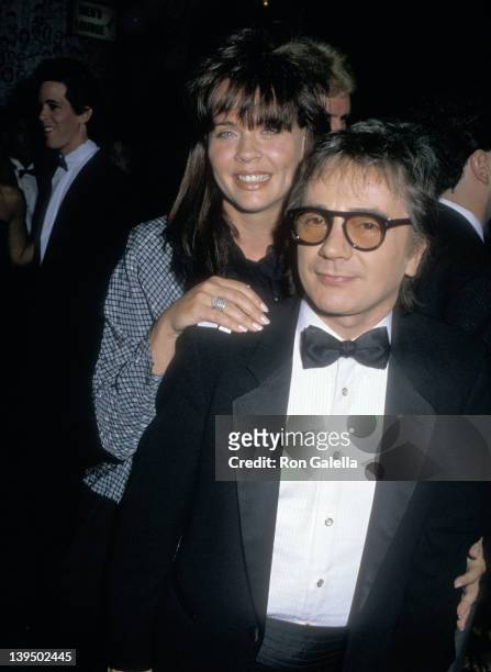 Actor Dudley Moore and wife Brogan Lane attend the Second Annual American Comedy Awards on May 17, 1988 at Hollywood Palladium in Hollywood,...