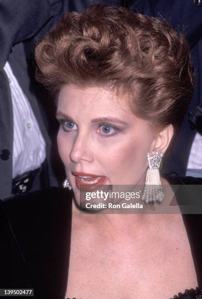 Cosmetic entrepreneur Georgette Mosbacher attends The Metropolitan Opera House's 25th Season Opening Night Gala Cocktail Party and Performance on...