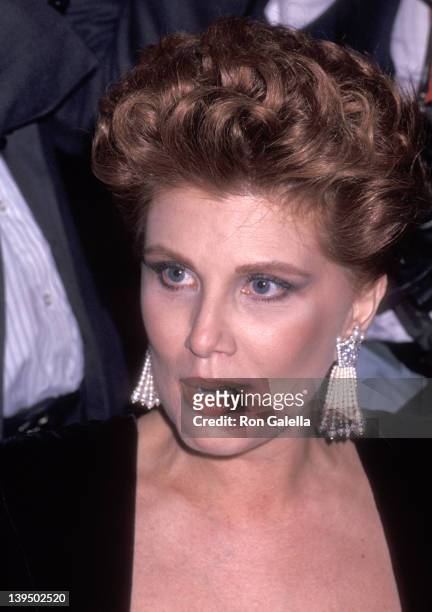 Cosmetic entrepreneur Georgette Mosbacher attends The Metropolitan Opera House's 25th Season Opening Night Gala Cocktail Party and Performance on...
