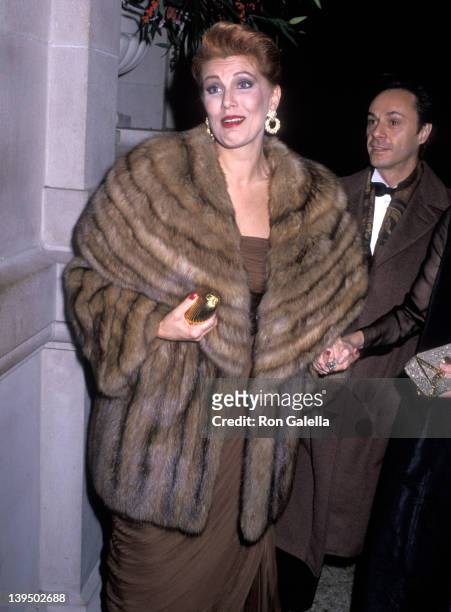 Cosmetic entrepreneur Georgette Mosbacher attends The Metropolitan Museum's Costume Institute Gala Exhibiton of "The Age of Napoleon: Costume from...
