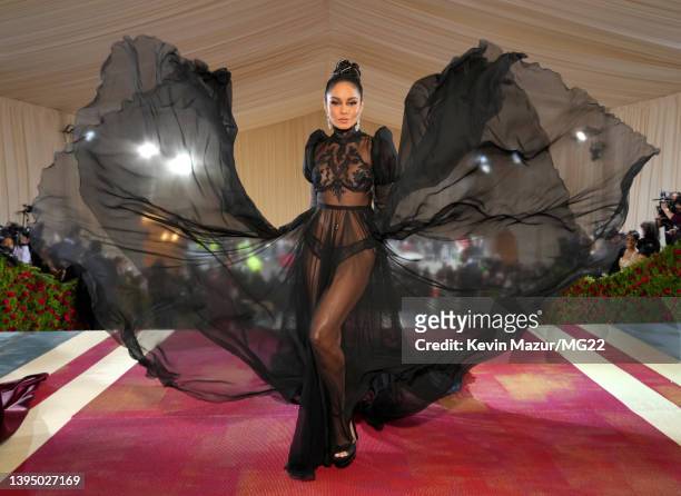 Vanessa Hudgens arrives at The 2022 Met Gala Celebrating "In America: An Anthology of Fashion" at The Metropolitan Museum of Art on May 02, 2022 in...