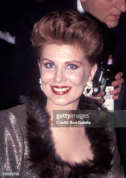 Cosmetic entrepreneur Georgette Mosbacher attends the New York City Ballet's 95th Season Opening Night Gala on November 19, 1991 at New York State...