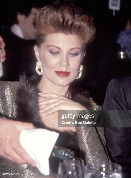 Cosmetic entrepreneur Georgette Mosbacher attends the New York City Ballet's 95th Season Opening Night Gala on November 19, 1991 at New York State...