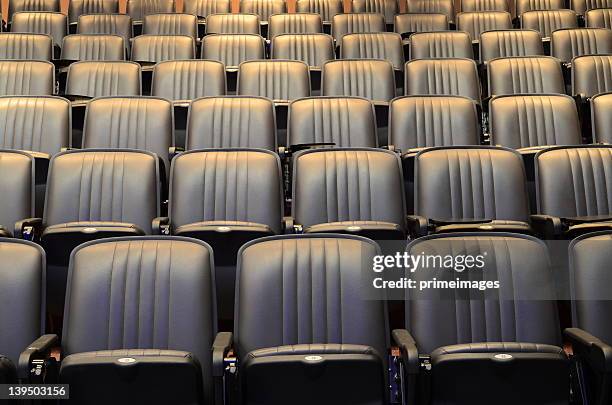seats in lecture theatre/conference hall - fashion meets movie stock pictures, royalty-free photos & images