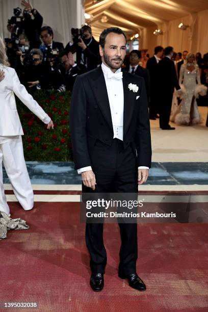 Tom Ford attends The 2022 Met Gala Celebrating "In America: An Anthology of Fashion" at The Metropolitan Museum of Art on May 02, 2022 in New York...