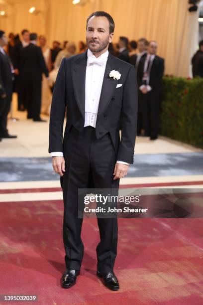 Tom Ford attends The 2022 Met Gala Celebrating "In America: An Anthology of Fashion" at The Metropolitan Museum of Art on May 02, 2022 in New York...
