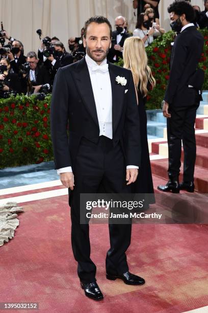 Tom Ford attends The 2022 Met Gala Celebrating "In America: An Anthology of Fashion" at The Metropolitan Museum of Art on May 02, 2022 in New York...