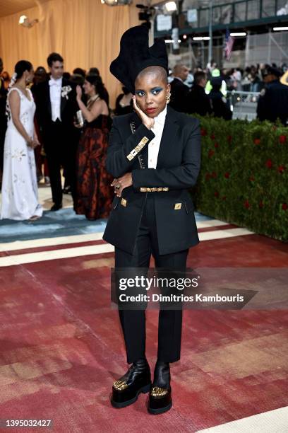 Janicza Bravo attends The 2022 Met Gala Celebrating "In America: An Anthology of Fashion" at The Metropolitan Museum of Art on May 02, 2022 in New...