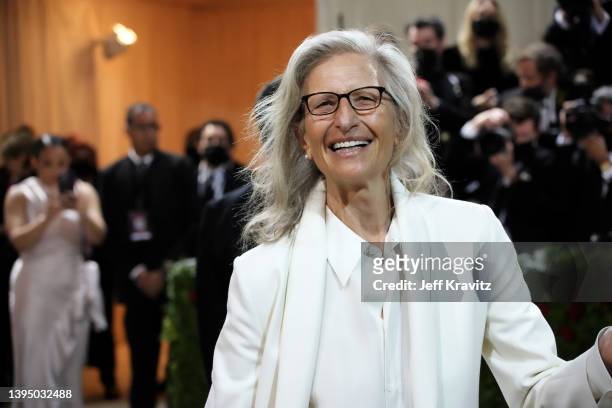 Annie Leibovitz attends The 2022 Met Gala Celebrating "In America: An Anthology of Fashion" at The Metropolitan Museum of Art on May 02, 2022 in New...