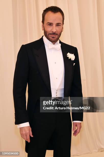 Tom Ford arrives at The 2022 Met Gala Celebrating "In America: An Anthology of Fashion" at The Metropolitan Museum of Art on May 02, 2022 in New York...