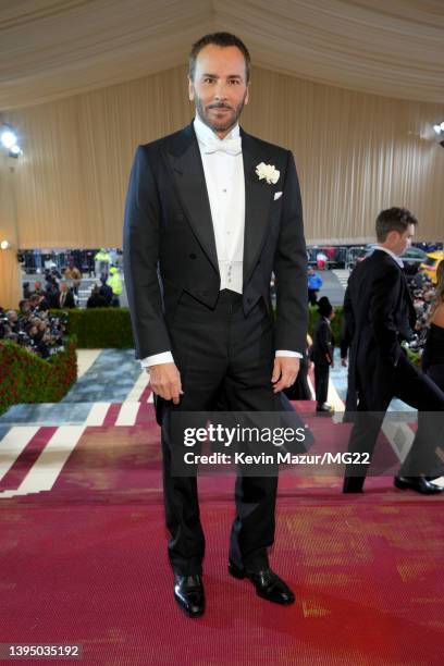 Tom Ford arrives at The 2022 Met Gala Celebrating "In America: An Anthology of Fashion" at The Metropolitan Museum of Art on May 02, 2022 in New York...