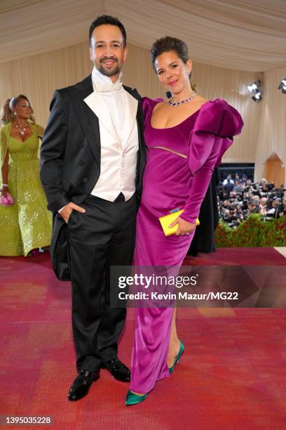 Lin-Manuel Miranda and Vanessa Nadal arrive at The 2022 Met Gala Celebrating "In America: An Anthology of Fashion" at The Metropolitan Museum of Art...