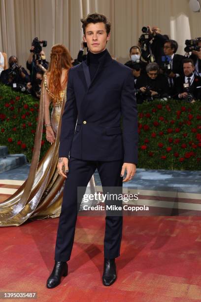 Shawn Mendes attends The 2022 Met Gala Celebrating "In America: An Anthology of Fashion" at The Metropolitan Museum of Art on May 02, 2022 in New...