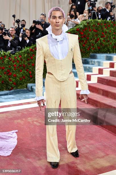 Evan Mock attends The 2022 Met Gala Celebrating "In America: An Anthology of Fashion" at The Metropolitan Museum of Art on May 02, 2022 in New York...