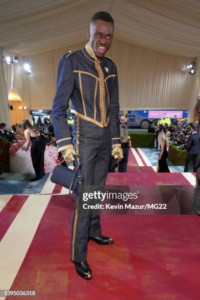 Ashton Sanders arrives at The 2022 Met Gala Celebrating "In America: An Anthology of Fashion" at The Metropolitan Museum of Art on May 02, 2022 in...