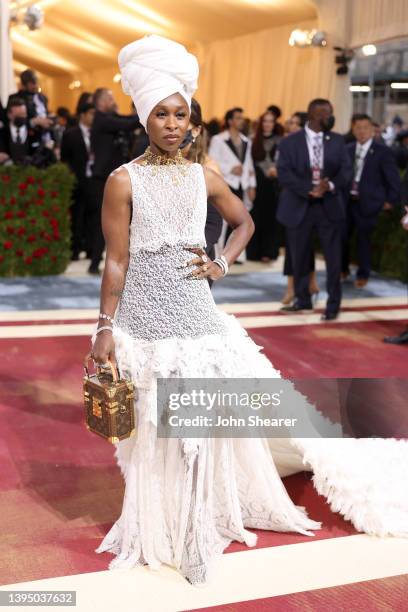 Cynthia Erivo attends The 2022 Met Gala Celebrating "In America: An Anthology of Fashion" at The Metropolitan Museum of Art on May 02, 2022 in New...