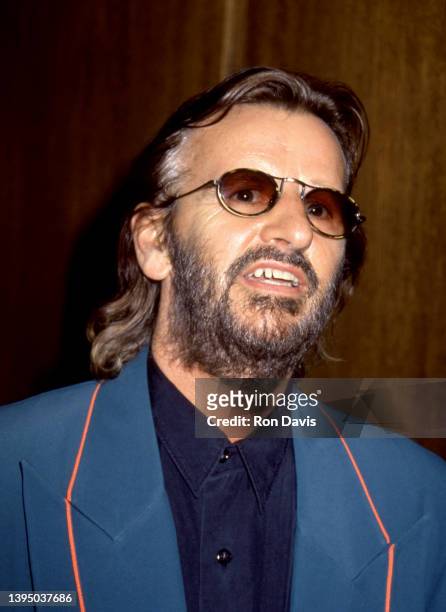 English musician, singer, songwriter and actor Ringo Starr, poses for a portrait during the "Together For Our Kids" as Musicians Unite To Immunize...