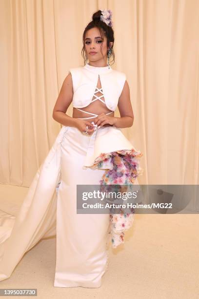 Camila Cabello arrives at The 2022 Met Gala Celebrating "In America: An Anthology of Fashion" at The Metropolitan Museum of Art on May 02, 2022 in...