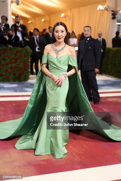 Michelle Yeoh attends The 2022 Met Gala Celebrating "In America: An Anthology of Fashion" at The Metropolitan Museum of Art on May 02, 2022 in New...