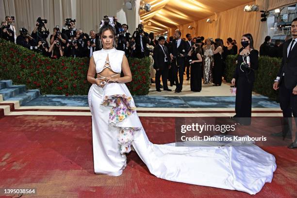 Camila Cabello attends The 2022 Met Gala Celebrating "In America: An Anthology of Fashion" at The Metropolitan Museum of Art on May 02, 2022 in New...