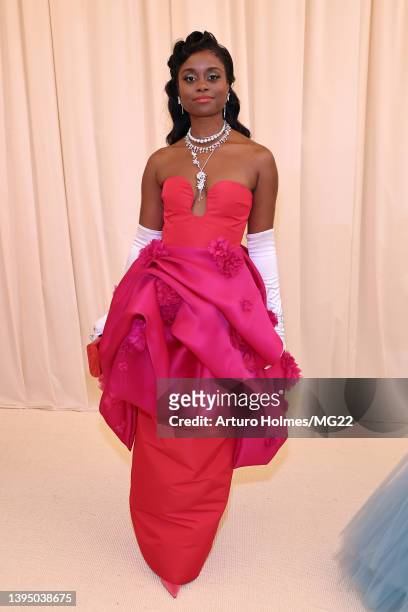 Denée Benton arrives at The 2022 Met Gala Celebrating "In America: An Anthology of Fashion" at The Metropolitan Museum of Art on May 02, 2022 in New...