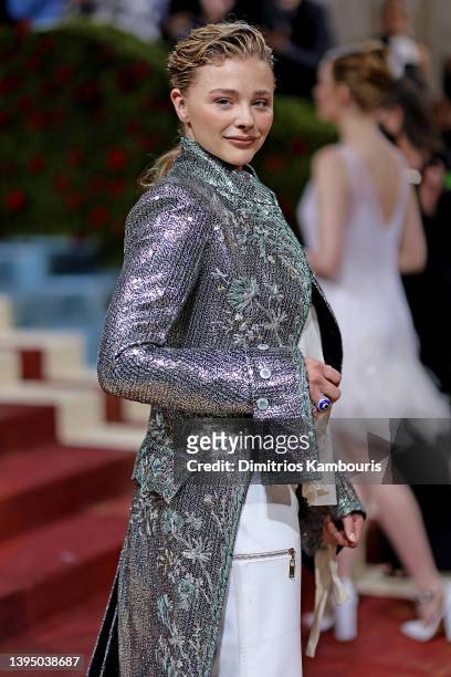 Chloë Grace Moretz attends The 2022 Met Gala Celebrating "In America: An Anthology of Fashion" at The Metropolitan Museum of Art on May 02, 2022 in...